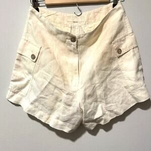 Lin‎ N' Laundry Two Tone Linen Shorts